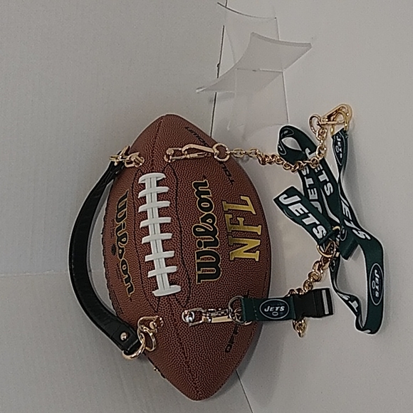 HANDMADE Football Purse (NEW YORK JETS) 🏈 - Picture 9 of 17